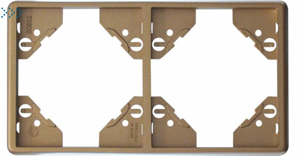 Вертикальная двойная рамка, шампань (50922 TCH) Вертикальная двойная рамка, шампань (50922 TCH)